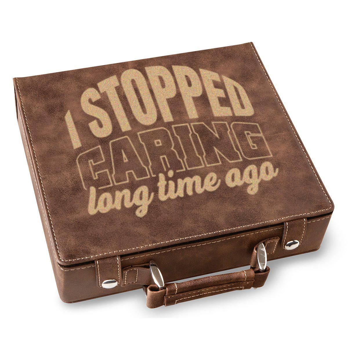 I Just Dont Care Poker Gift Set
