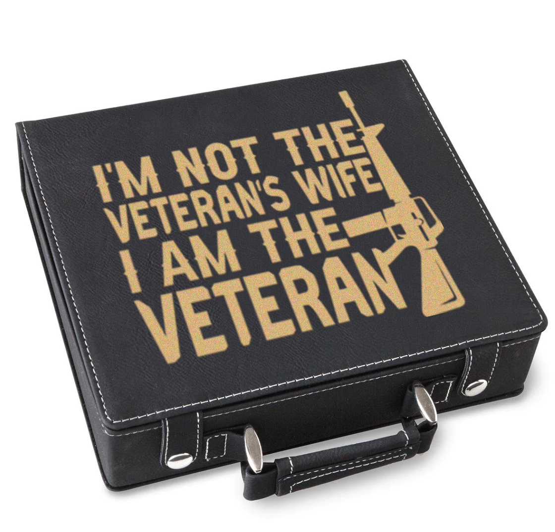 Im Not The Veterans Wife Poker Gift Set