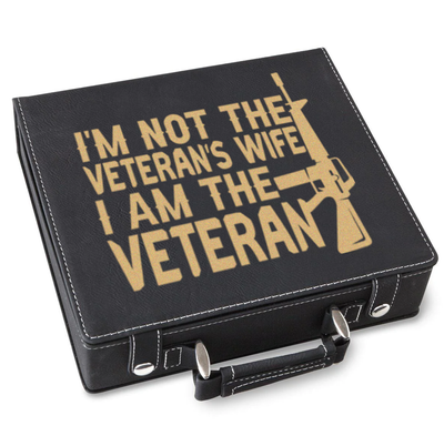 Im Not The Veterans Wife Poker Gift Set