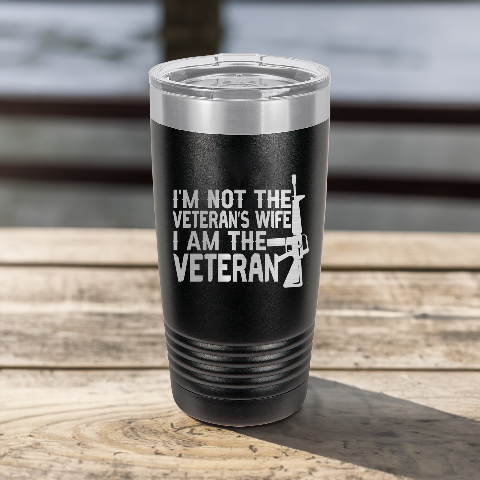 Im Not The Veterans Wife Tumbler
