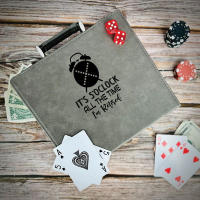 Its Always Five O Clock Poker Gift Set