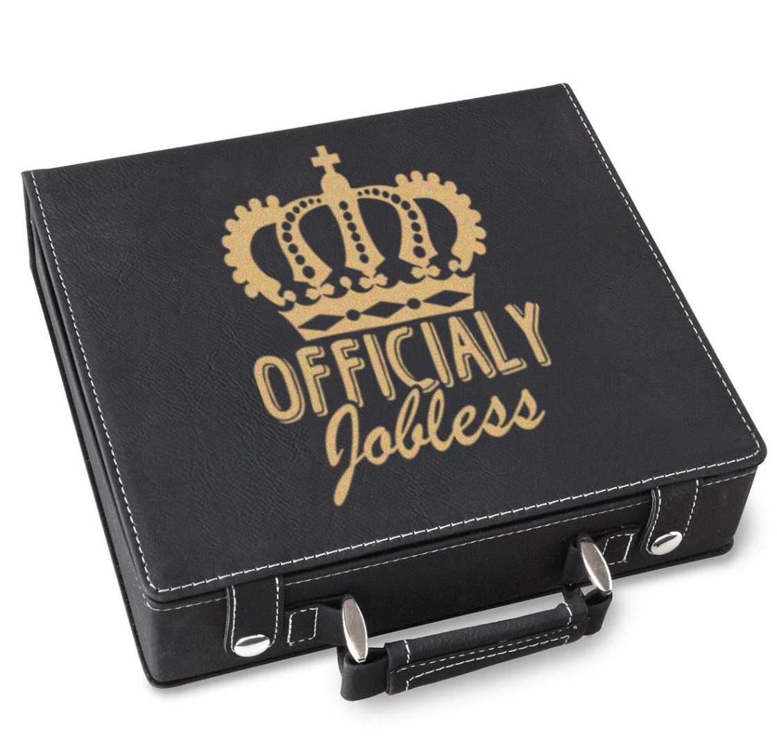 Jobless Queen Poker Gift Set