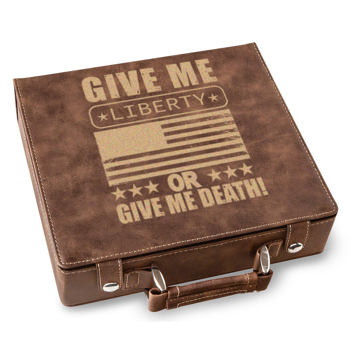 Liberty Or Death Poker Gift Set