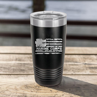Marine Corps American Flag Tumbler