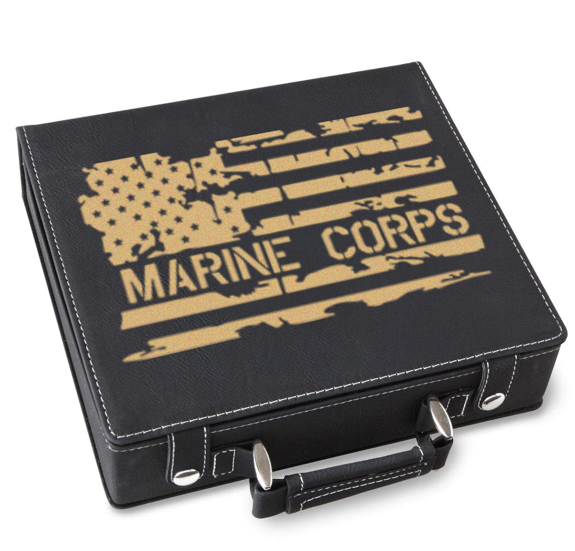 Marine Corps Hero Poker Gift Set