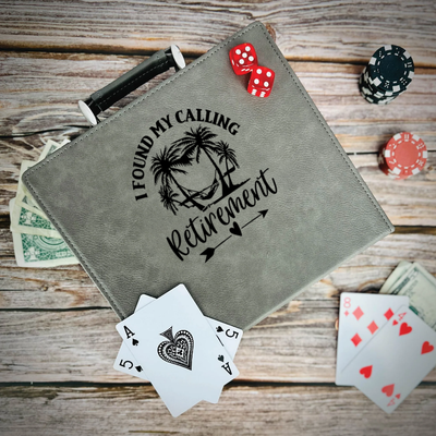 Meant To Be Retired Poker Gift Set