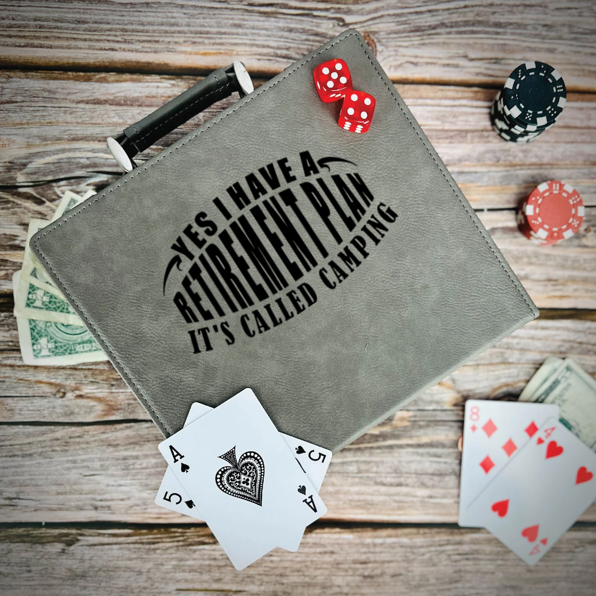 My Retirement Plan Is Camping Poker Gift Set