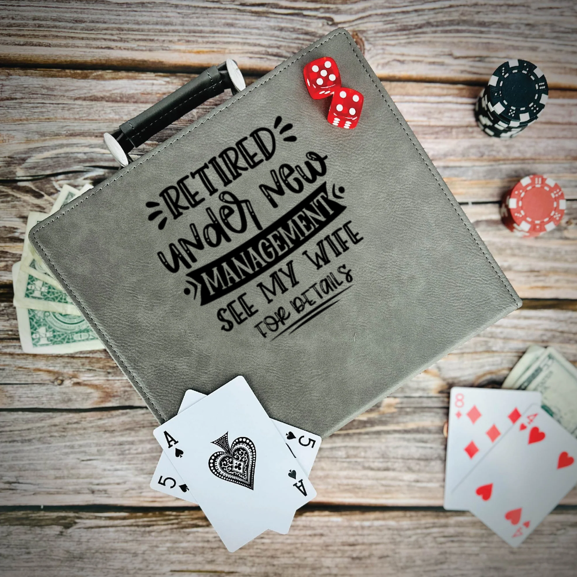 My  Wife Is My Only Boss Poker Gift Set
