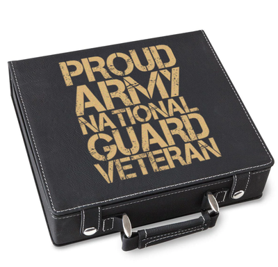 National Guard Veteran Poker Gift Set
