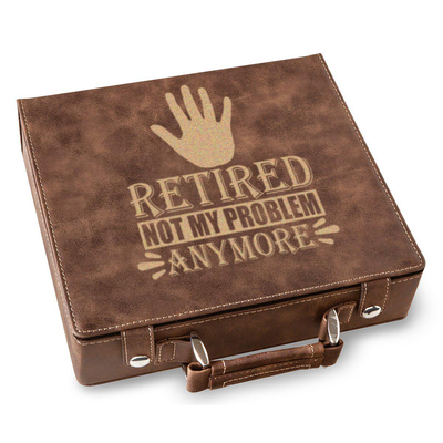 Not My Problem Im Retired Poker Gift Set