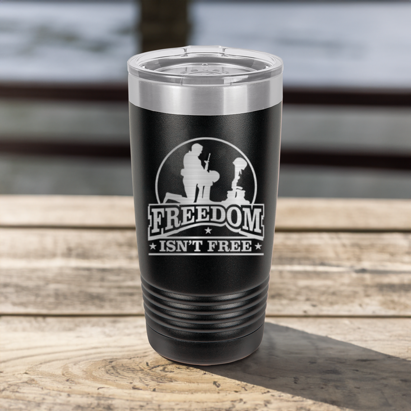 Not So Free Soldier Tumbler