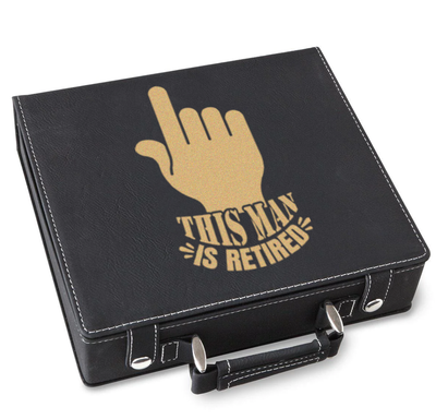 One Retired Guy Poker Gift Set