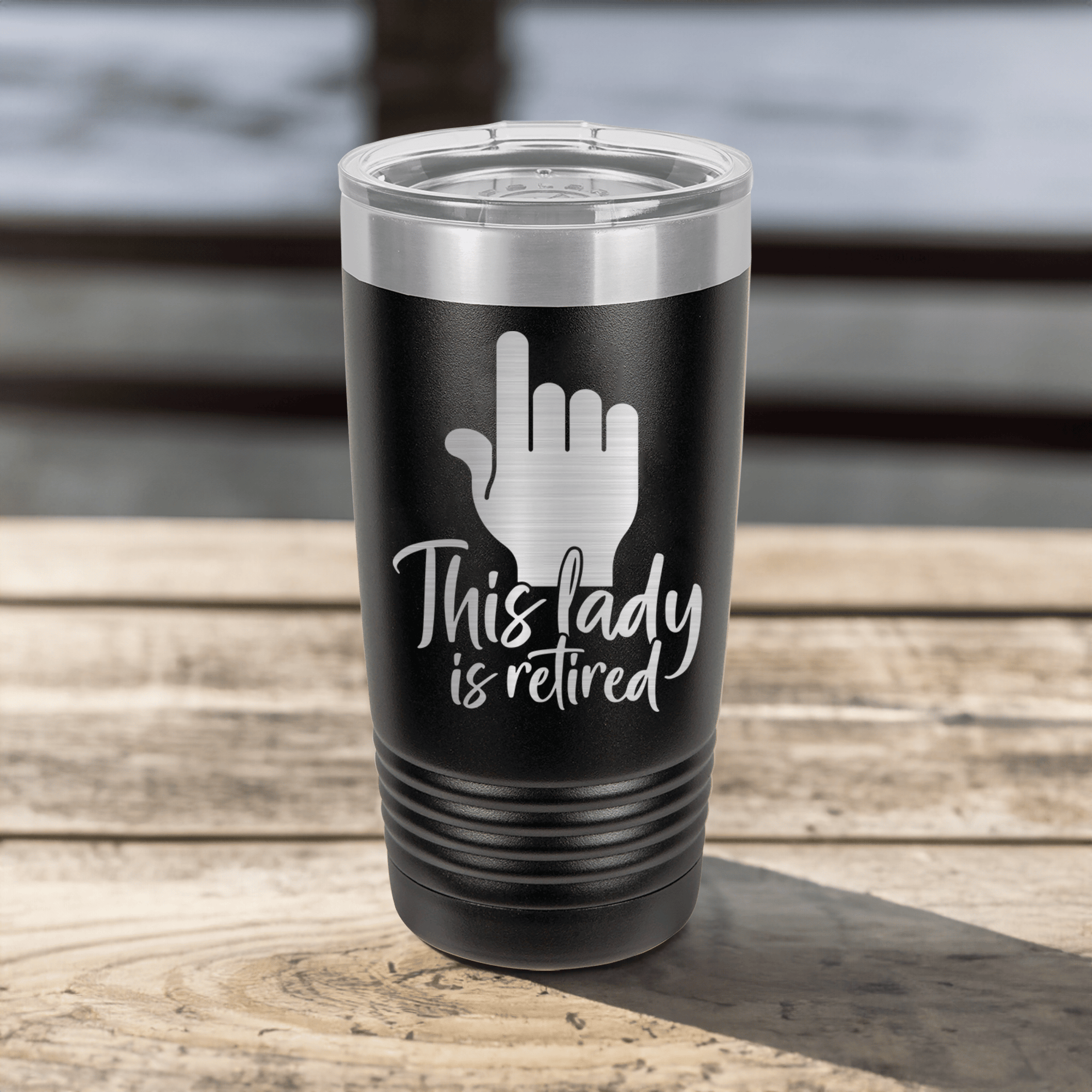 One Retired Lady Tumbler