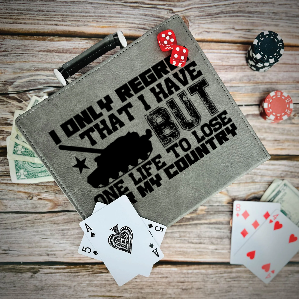 Only One Life To Lose Poker Gift Set