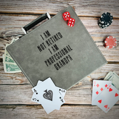 Professional Grandma For Life Poker Gift Set
