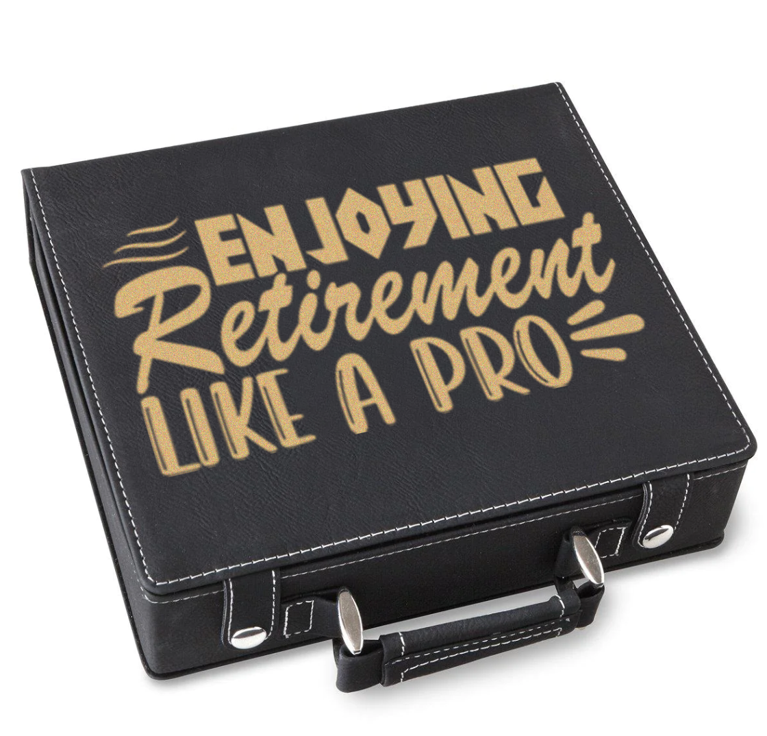 Professional Retiree Poker Gift Set