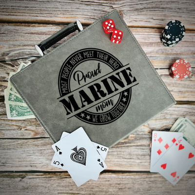 Proud Marine Poker Gift Set