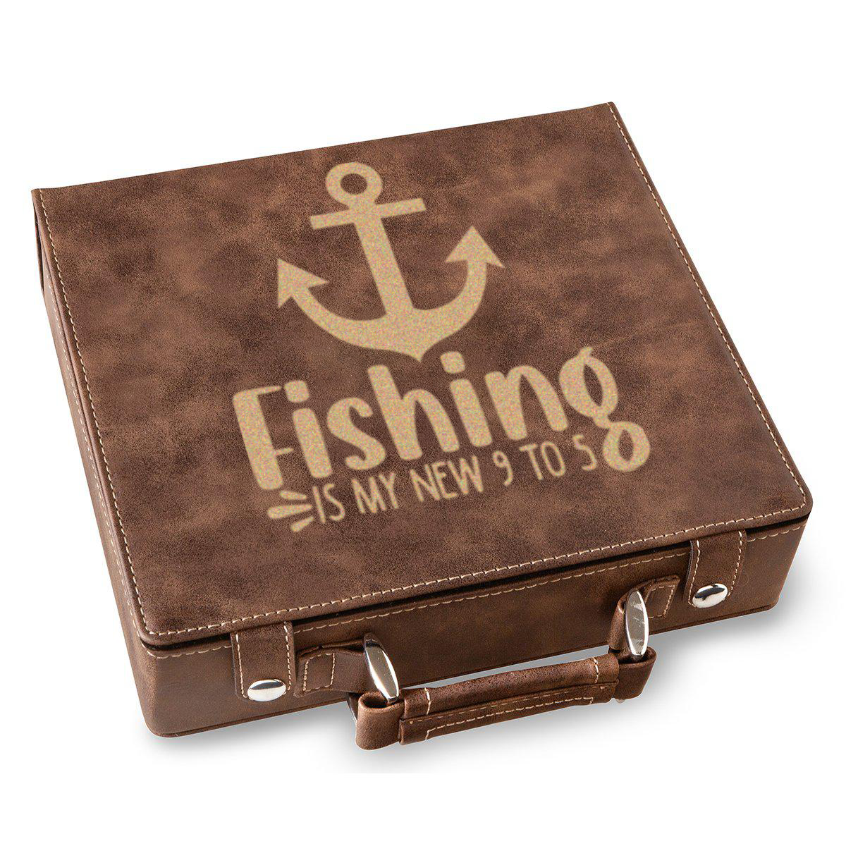Retired And Gone Fishing Poker Gift Set