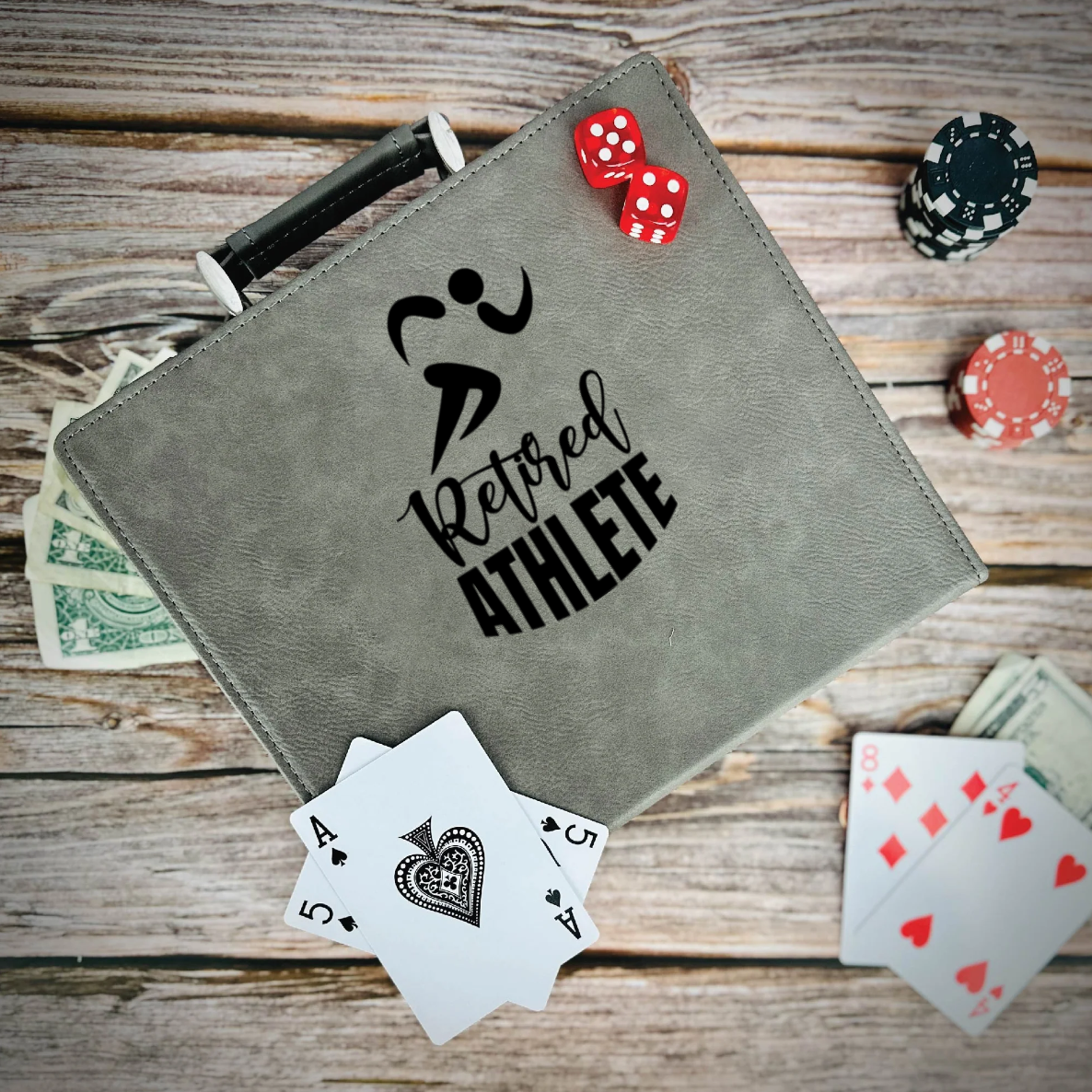 Retired Athlete Poker Gift Set