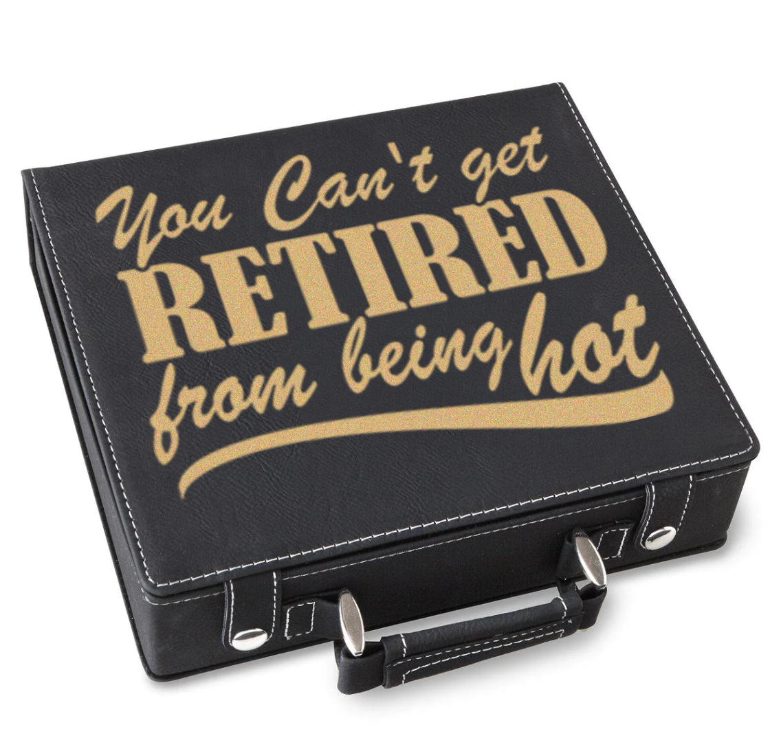 Retired But Still Hot Poker Gift Set