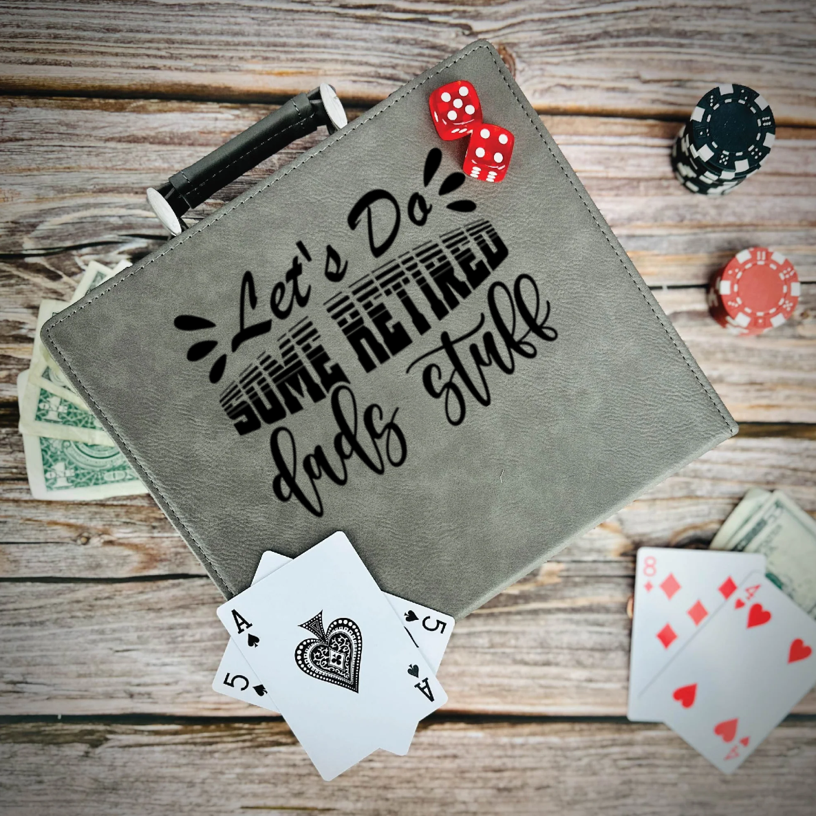 Retired Dads Unite Poker Gift Set