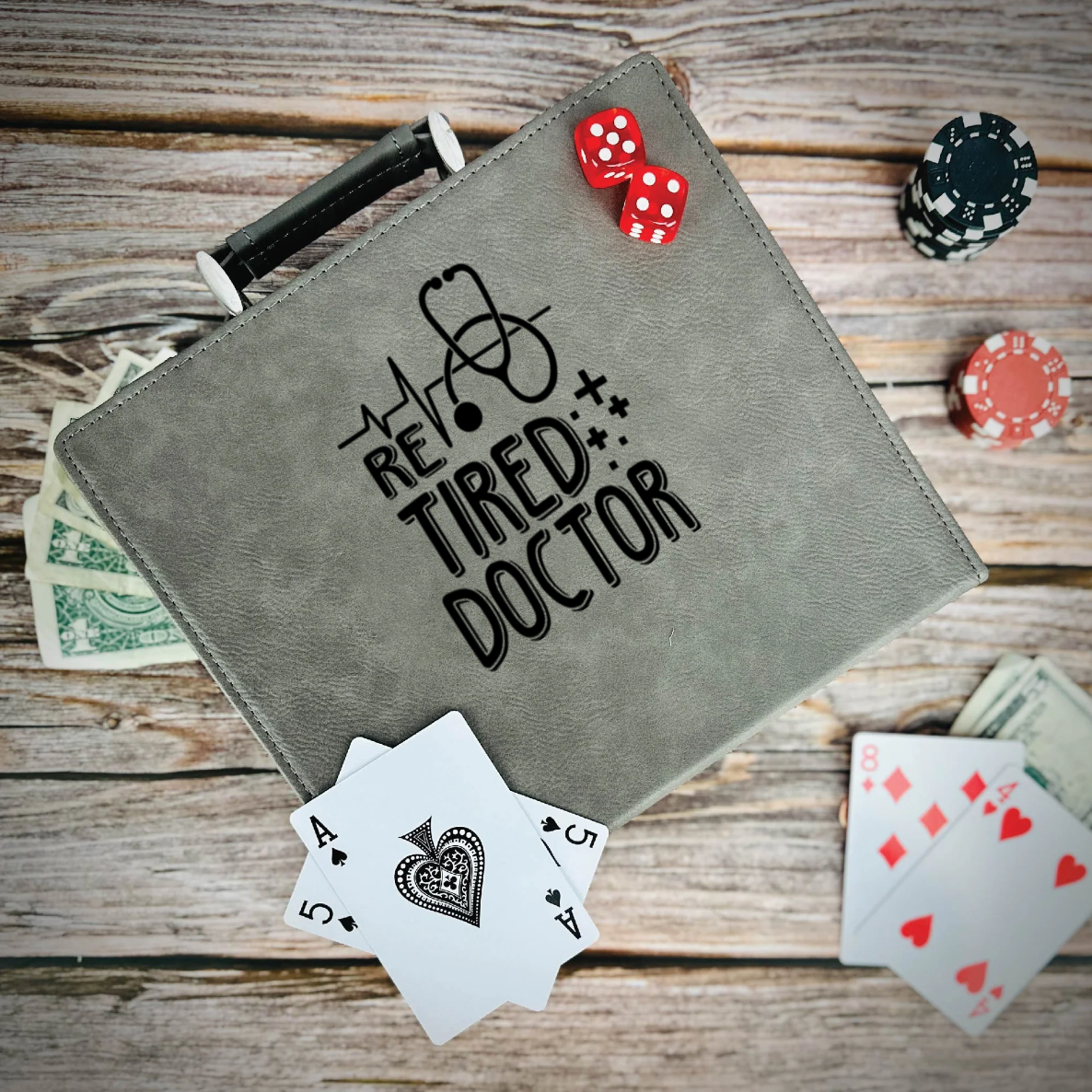 Retired Doctor Poker Gift Set