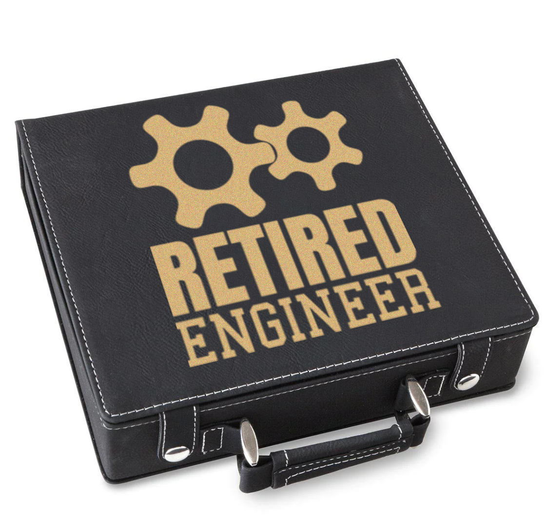 Retired Engineer Poker Gift Set