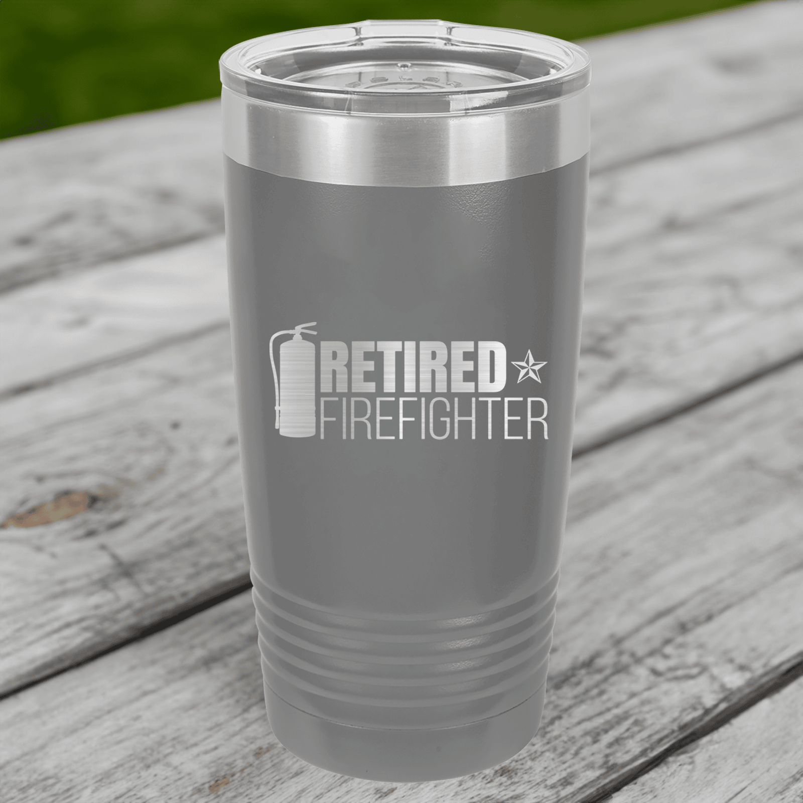 Retired Firefighter Tumbler