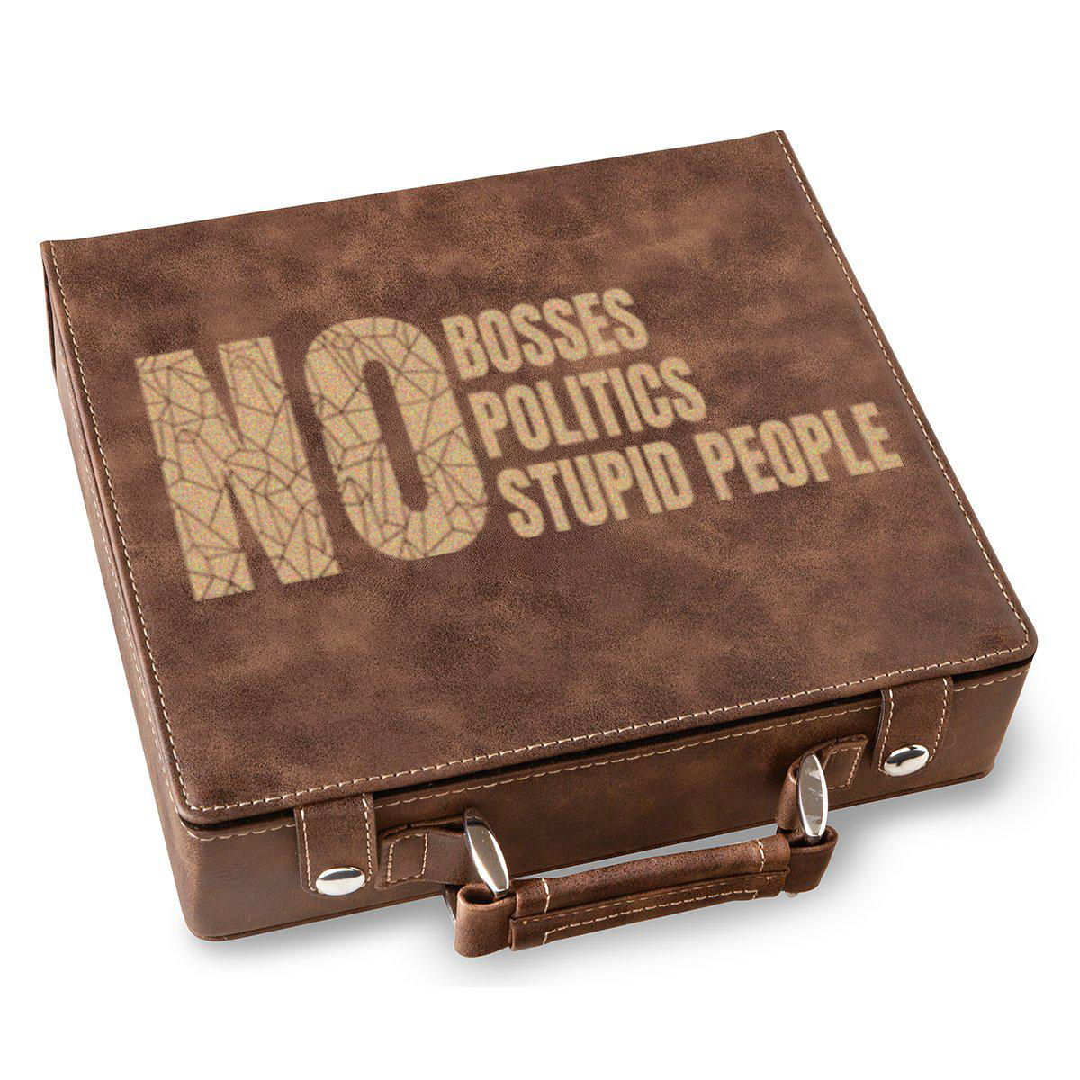 Retired From Stupidity Poker Gift Set