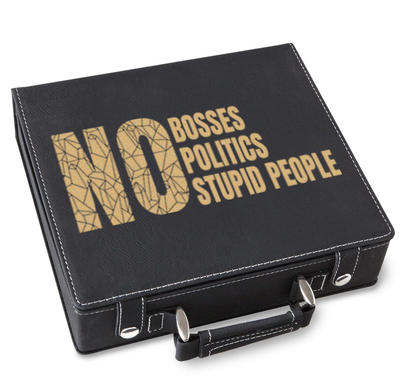 Retired From Stupidity Poker Gift Set