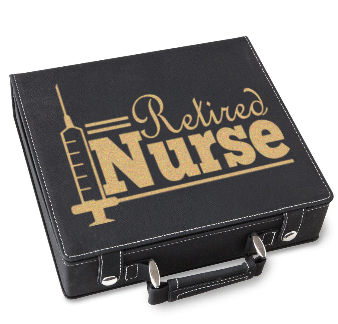 Retired Nurse Poker Gift Set