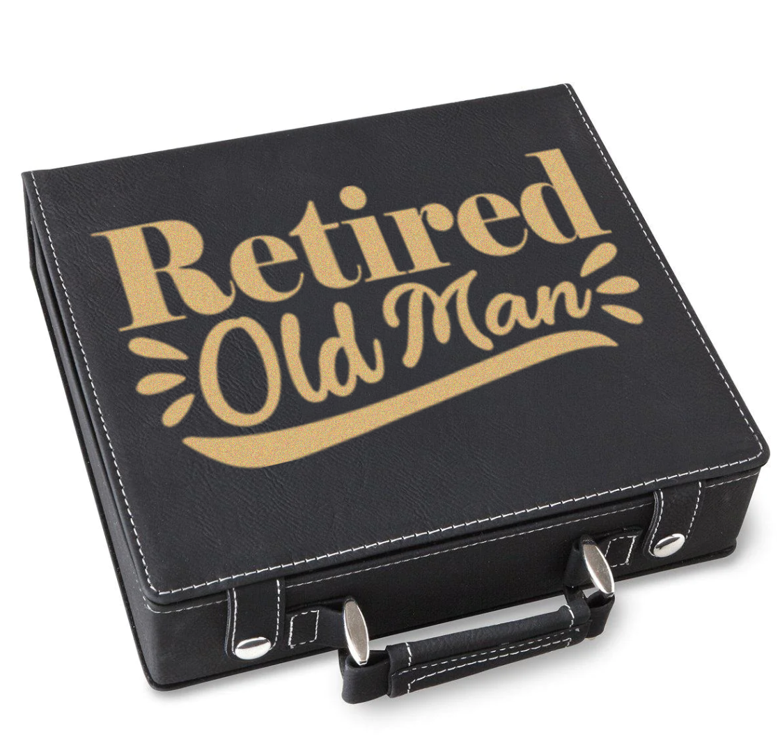 Retired Old Man Poker Gift Set