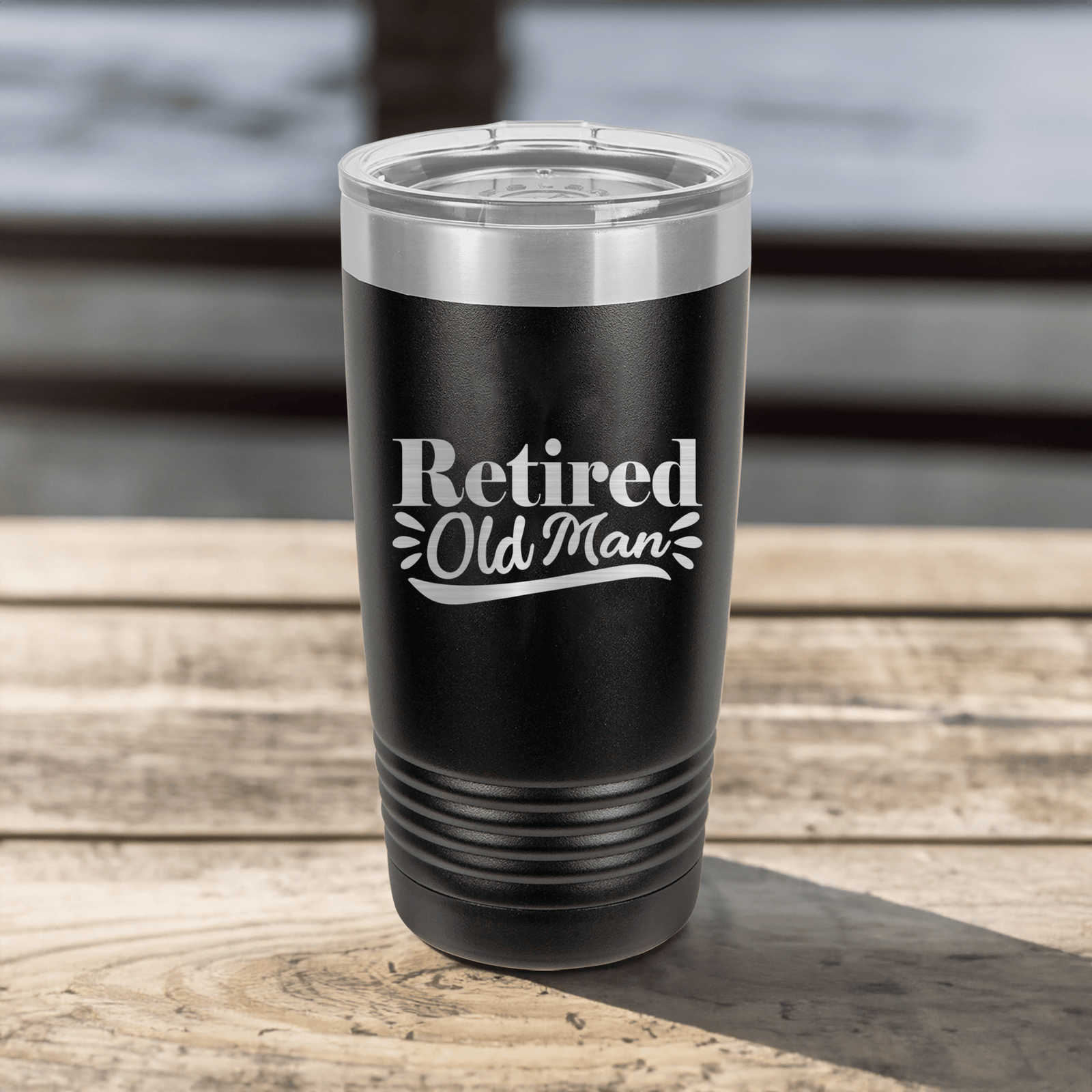 Retired Old Man Tumbler