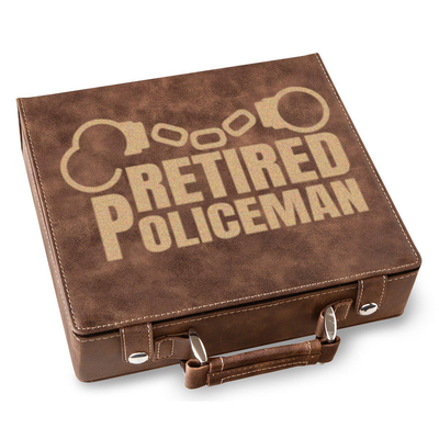 Retired Policeman Poker Gift Set
