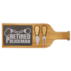 Retired Policeman Wood Slate Serving Tray With Handle