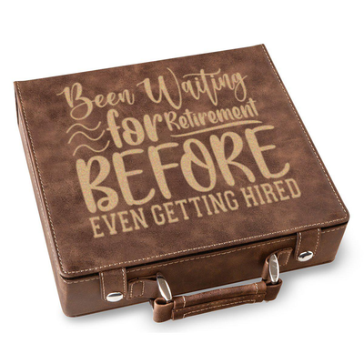 Retired Since Hired Poker Gift Set