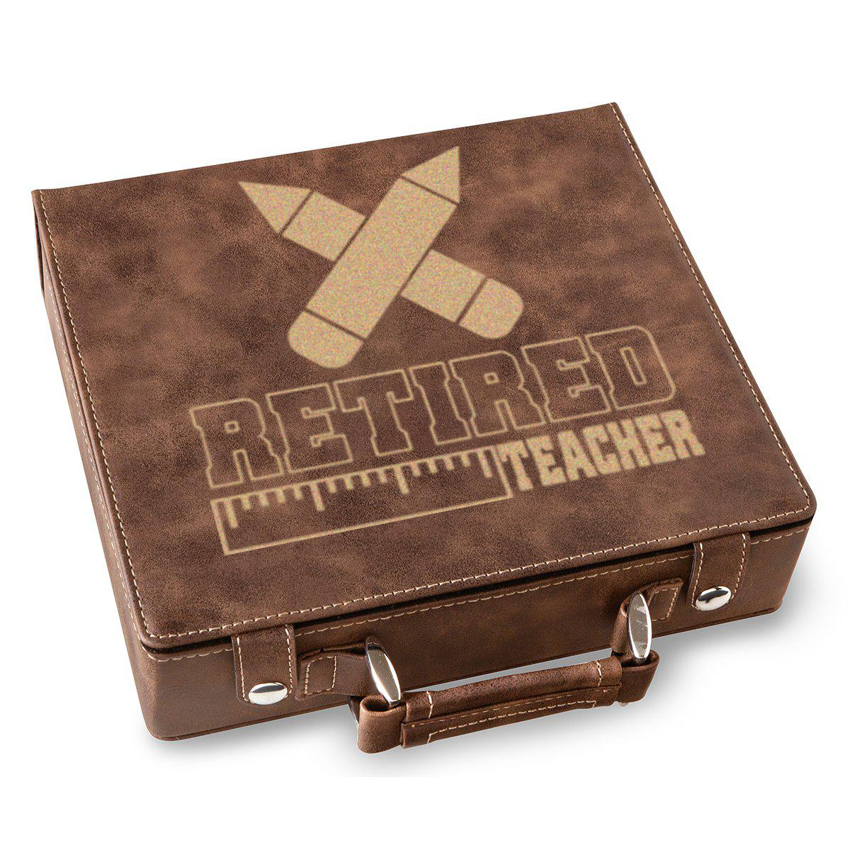 Retired Teacher Poker Gift Set