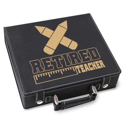 Retired Teacher Poker Gift Set