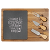 Retiring To The Course Wood Slate Serving Tray