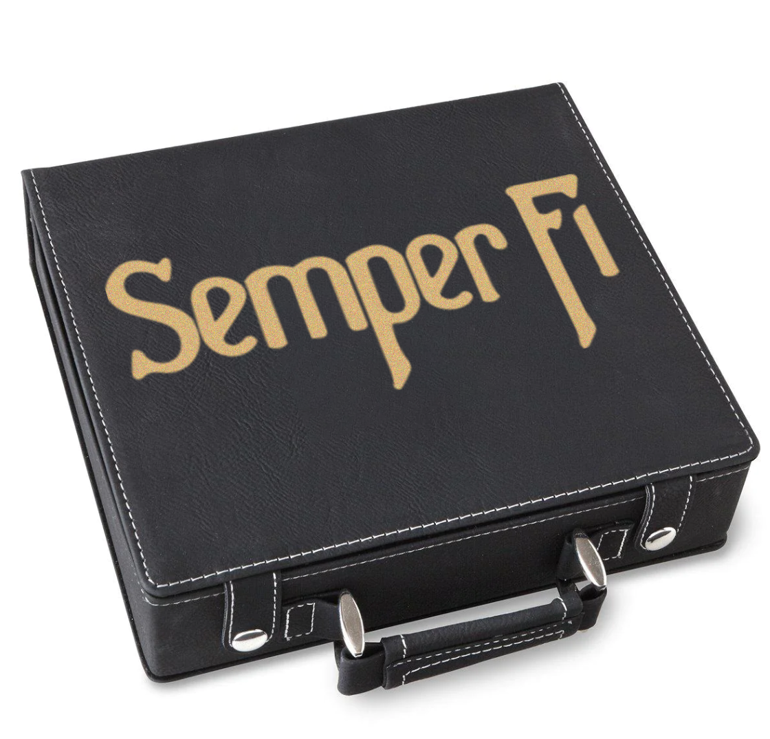 Semper Fi Poker Gift Set