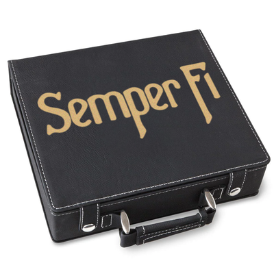 Semper Fi Poker Gift Set