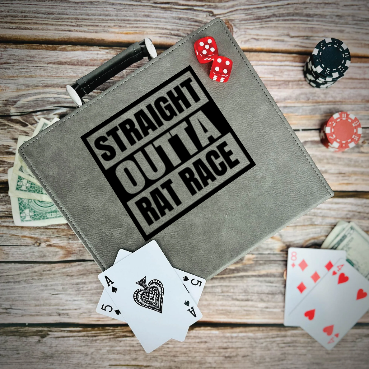 Straight Outta Rat Race Poker Gift Set