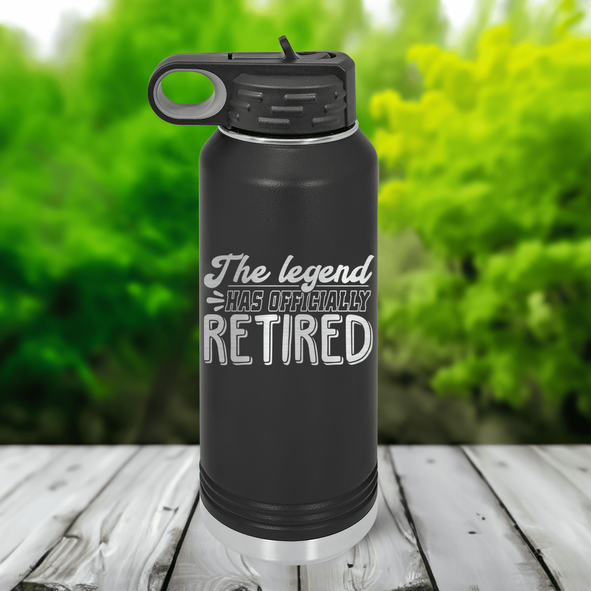 The Legend Has Retired 32 oz Water Bottle