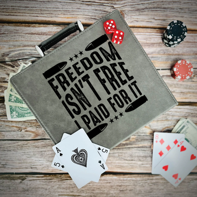The Price Of Freedom Poker Gift Set