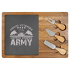 US Army Veteran Wood Slate Serving Tray