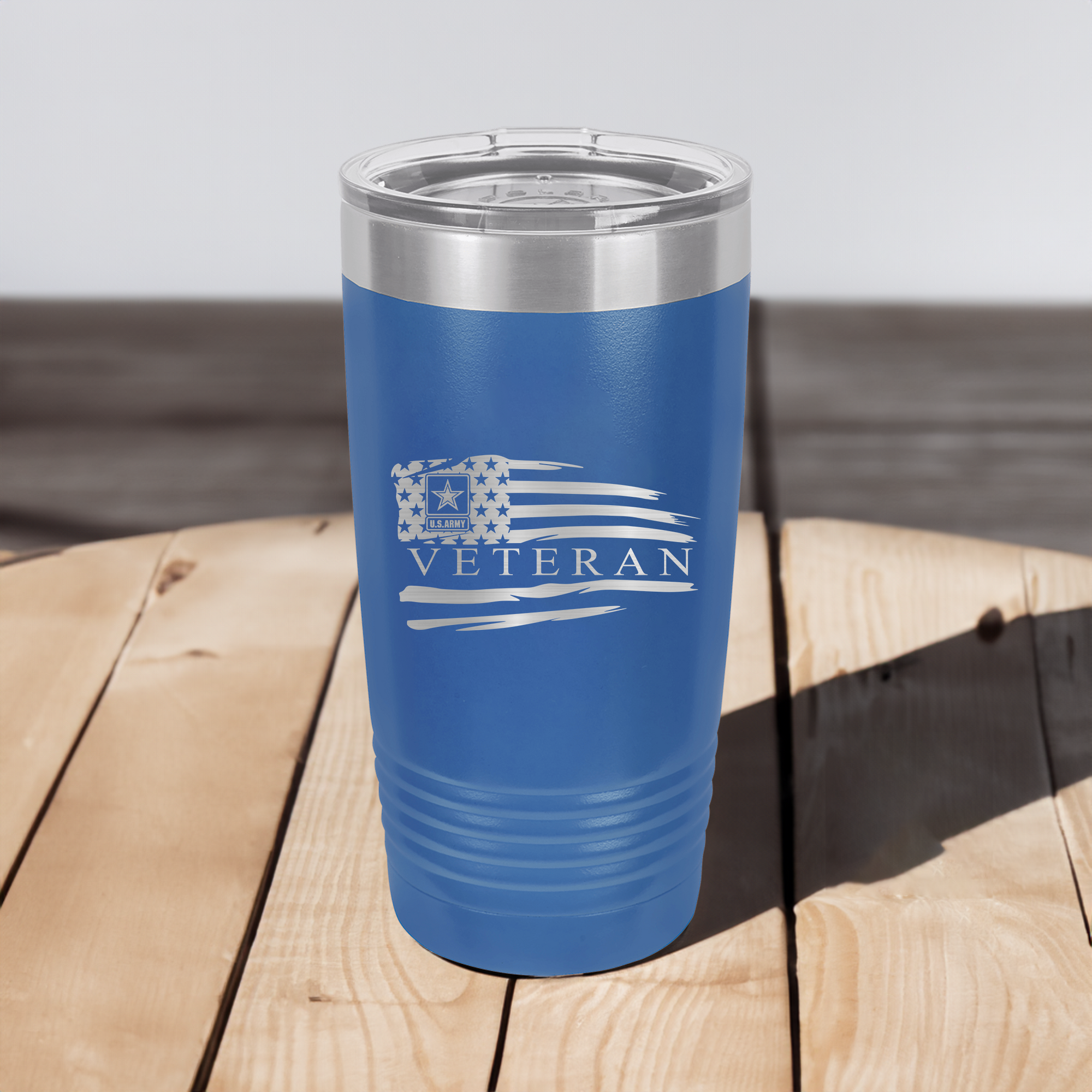 US Army Veteran Flag Tumbler