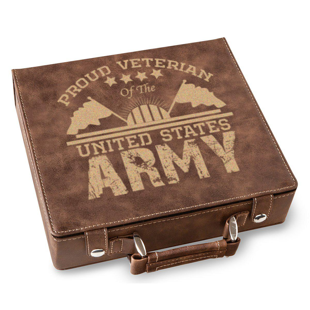 US Army Veteran Poker Gift Set