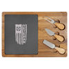 US Coast Guard Vet Wood Slate Serving Tray