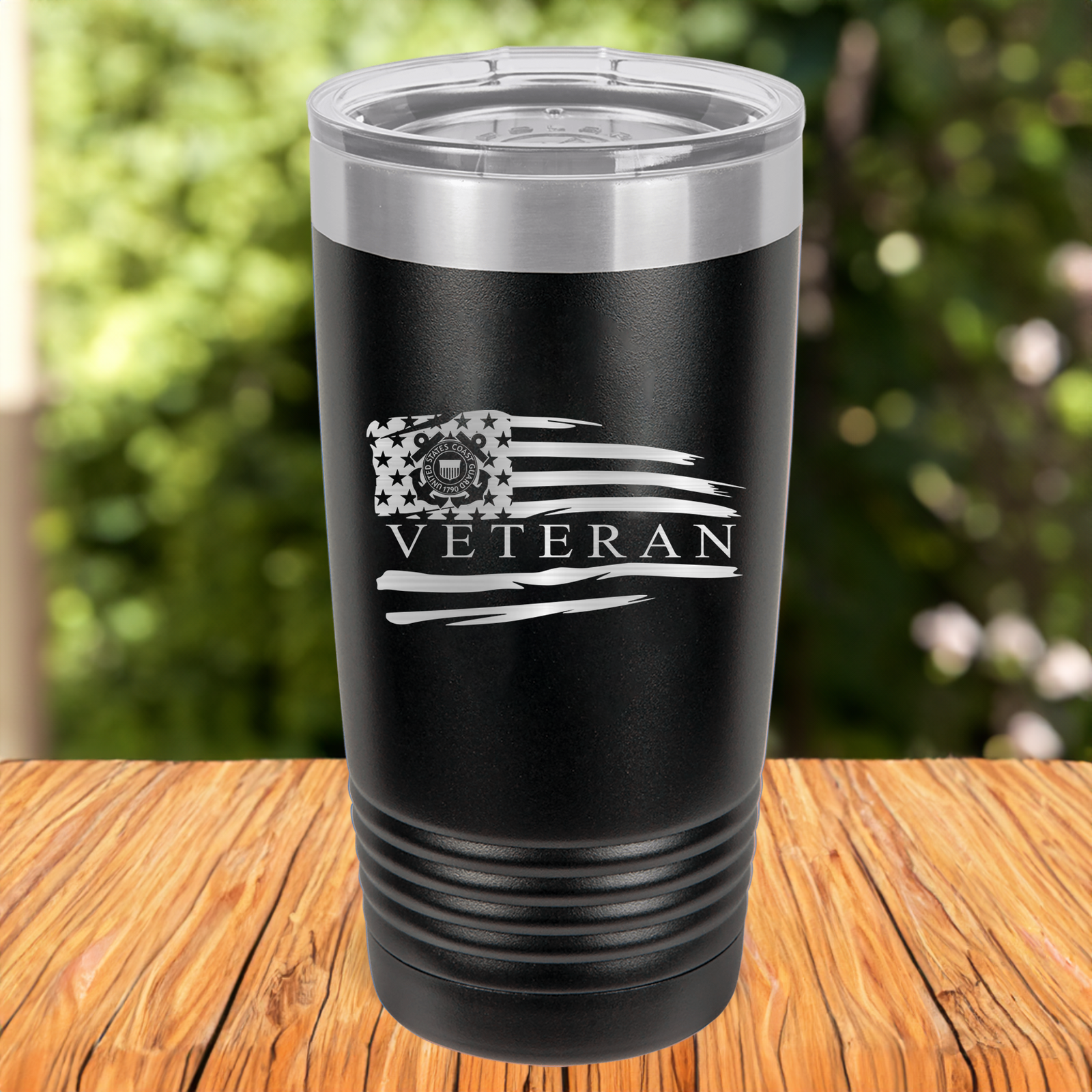 US Coast Guard Veteran Tumbler