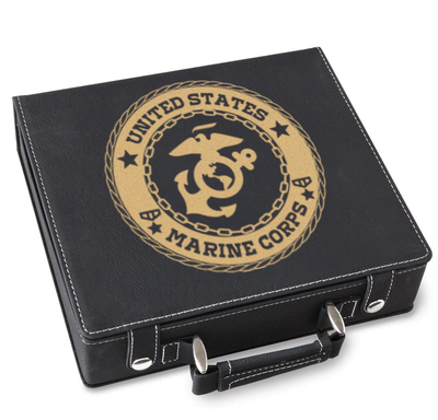 US Marine Corps Poker Gift Set
